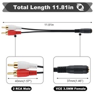 Cabo Y RCA: Conecte Áudio com Qualidade! - imagem 3