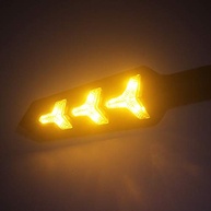 Kit 2 Indicadores de Seta LED Y para Moto e Scooter - Design Moderno e Segurança - imagem 5