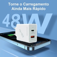 Carregador Rápido USB-C 48W H'maston Y41 - imagem 2