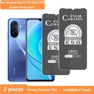 Película Nova Y70 Plus: Proteção Antishock e Privacidade - imagem 2