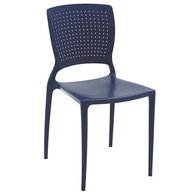 Cadeira Tramontina Safira Azul Yale - Polipropileno e Fibra de Vidro, Empilhável e Resistente até 182kg - imagem 1