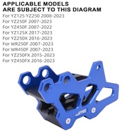 Guia de Corrente JFG Racing CNC Alumínio Azul para Yamaha YZ 125/250/250F/450F e WR 250F/450F - imagem 3