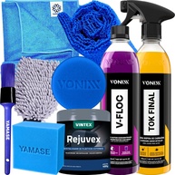 Kit Completo para Lavar Moto e Carro - Shampoo, Cera e Acessórios Vonixx e Yamase - imagem 1