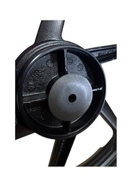 RODA DE LIGA LEVE 1.60X18/11.85X18 6 PALITOS YBR 125 FACTOR 2013 (PAR) PRETO - imagem 5
