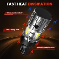 Lâmpada LED 921 YCLL para GMC Sierra 1500/2500/3500 HD: Brilho 300% e 6000K Branco Frio - imagem 4