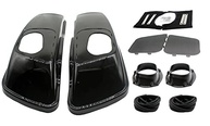 YHMOTO Tampas de Alforge Metal Preto 6x9" para Harley Davidson Touring - Estilo e Proteção Premium - imagem 2