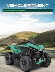Espaçadores de Roda YHTAUTO 10cm 4x4: Estabilidade e Estilo para seu Golf Cart e ATV - imagem 4