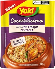 Farofa de Mandioca com Pedaços de Cebola Crocante Yoki Caseiríssima Pacote 200g - imagem 1