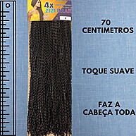 Trança Crochet Braids 70cm: Pacotão Microzizi Fashion You - imagem 1