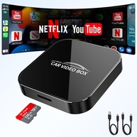 Adaptador CarPlay e Android Auto Sem Fio com Netflix e YouTube - Transforme Seu Carro! - imagem 1