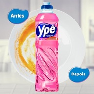 Ypê Lava Louças Líquido Clear Care 500ml - Rosa - Fórmula Dermatologicamente Testada com Maior Rendimento - imagem 2