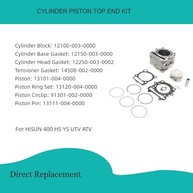 Kit Cilindro e Pistão HiSUN 400 HS YS UTV ATV - Reposição de Alta Performance - imagem 3