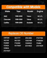 Bomba de Combustível Elétrica OKLPF para GMC Yukon, Chevy Tahoe e Cadillac Escalade V8 5.7L (1998-2000) - imagem 3