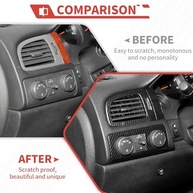 Kit 9 Peças Painel Volante Amayum para Chevy Tahoe/Suburban/Avalanche e GMC Yukon/Sierra 2007-2013 - imagem 3