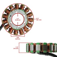 Caltric Estator e Junta para Yamaha Rhino 700 YXR700F 4x4 Fi (2008-2013) - Peças de Reposição de Alta Performance - imagem 3
