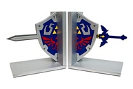 Aparador de Livros e Jogos Zelda Escudo Link em MDF com Pintura Laca Cinza - Decore com Estilo e Personalidade - imagem 4