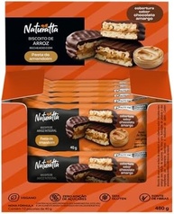 Biscoito Arroz Amendoim Coberto Chocolate Zero Açúcar Naturatta 40G - imagem 3