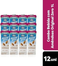 Pack de Alimento com Amendoa Almond Breeze Original Zero Açúcar 1L - 12 Unidades - imagem 1