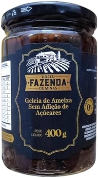 Fazenda de Minas Geleia de Ameixa Zero Açúcar, 400g, Sem Glúten - imagem 2