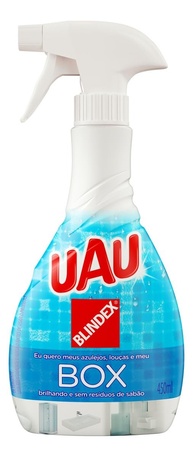 Limpa Box UAU 450ml - Gatinho Zero Gordura Blindex Sem Machas - imagem 1