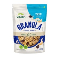 Granola Tradicional Zero Açúcar Sem Glúten Vitalin 200g - imagem 2