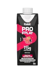Pack Proplay Frutas Vermelhas Zero Lactose 250ml (15g prot) Italac - 12 unid. - imagem 3