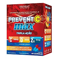 Prevent Max: Imunidade Turbinada com Vitamina C, D e Zinco - imagem 2