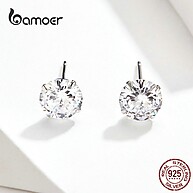 Brincos de Prata Bamoer 925: Elegância com Zircônia - imagem 2