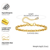 Pulseira Vnox: Elegância em Aço Inox com Zircônia - imagem 2