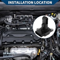 Sensor MAF ZLY113215: Fluxo de Ar Preciso para Mazda 3 (2004-2011) - imagem 4