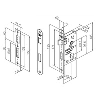 Fechadura ZM Victoria Cromada para Máquina 55mm - Segurança e Estilo para sua Porta - imagem 3