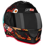 Capacete Moto Pro Tork Stealth Zombie Tam 62 - Viseira Fumê, Preto Fosco | Segurança e Estilo - imagem 5