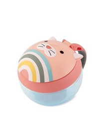 Porta Snack Zoo Gatinha Skip Hop - Copo de Lanche Infantil Antivazamento - imagem 2