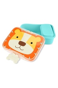 Kit Lanche Zoo Leão Skip Hop - Pote Infantil com Estampa Divertida e Segura - imagem 2