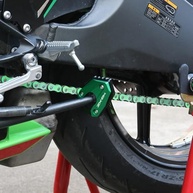 Extensão de Suporte Lateral para Kawasaki Ninja ZX6R (2009-2024) - Maior Estabilidade e Segurança (Verde) - imagem 4