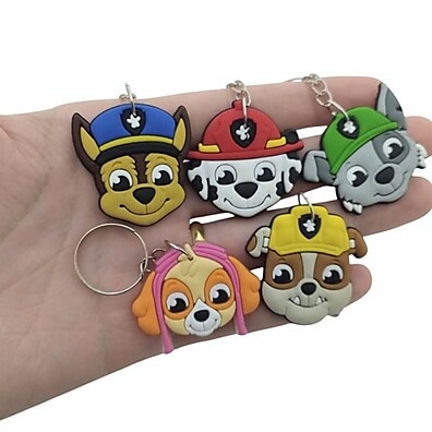 Chaveiro Patrulha Canina: Acompanhe a Aventura em Miniatura!