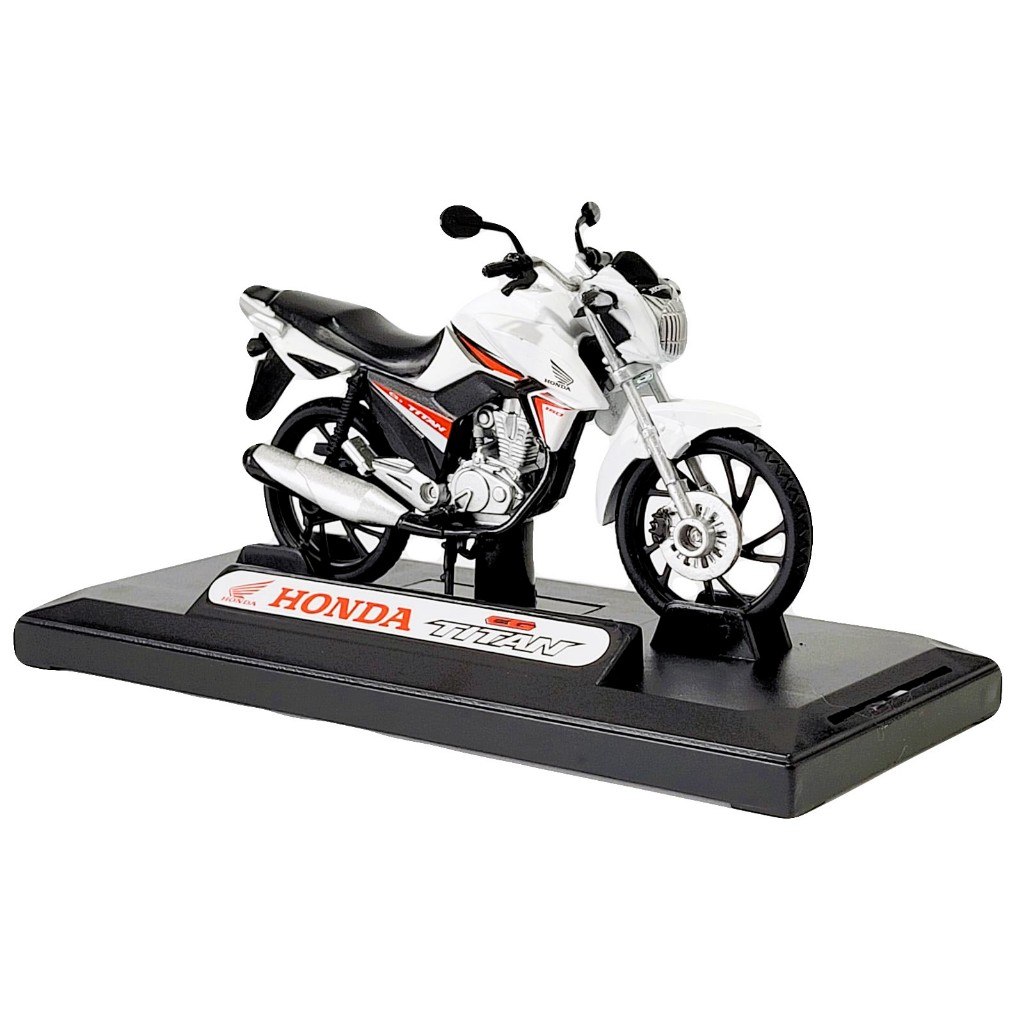 Miniatura Honda CG Titan 1/18: Detalhes Incríveis!