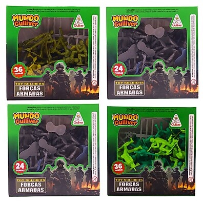 Miniaturas Forças Armadas Gulliver: Coleção Completa!