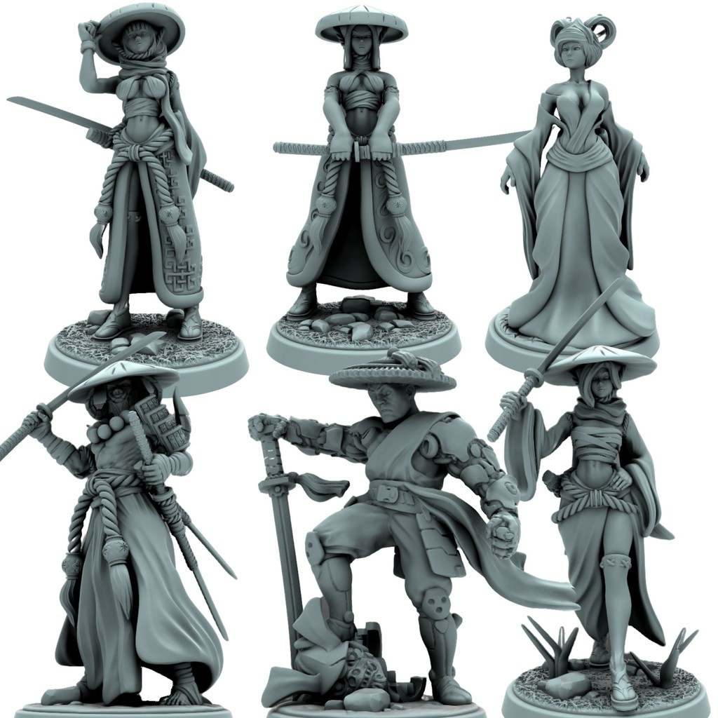miniaturas-samurai-rpg-dd-imersao-e-colecao-em-alta-qualidade