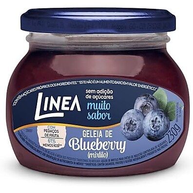 Geleia Mirtilo Linea: Sabor Intenso e Natural 230g