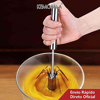 Misturador Manual de Aço Inox: Cozinhe Fácil!