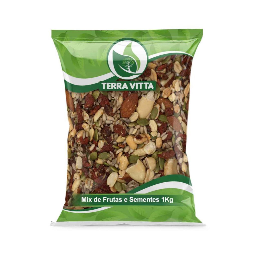 Mix de Frutas e Sementes: Energia Natural e Sabor!