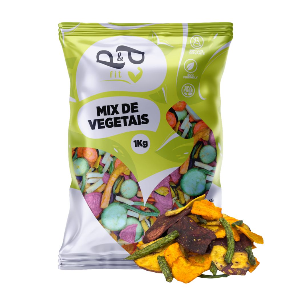 Mix de Legumes Desidratados: Snack Saudável e Crocante!