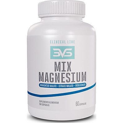 Mix Magnesium: Suplemento Completo com 3 Formas de Magnésio