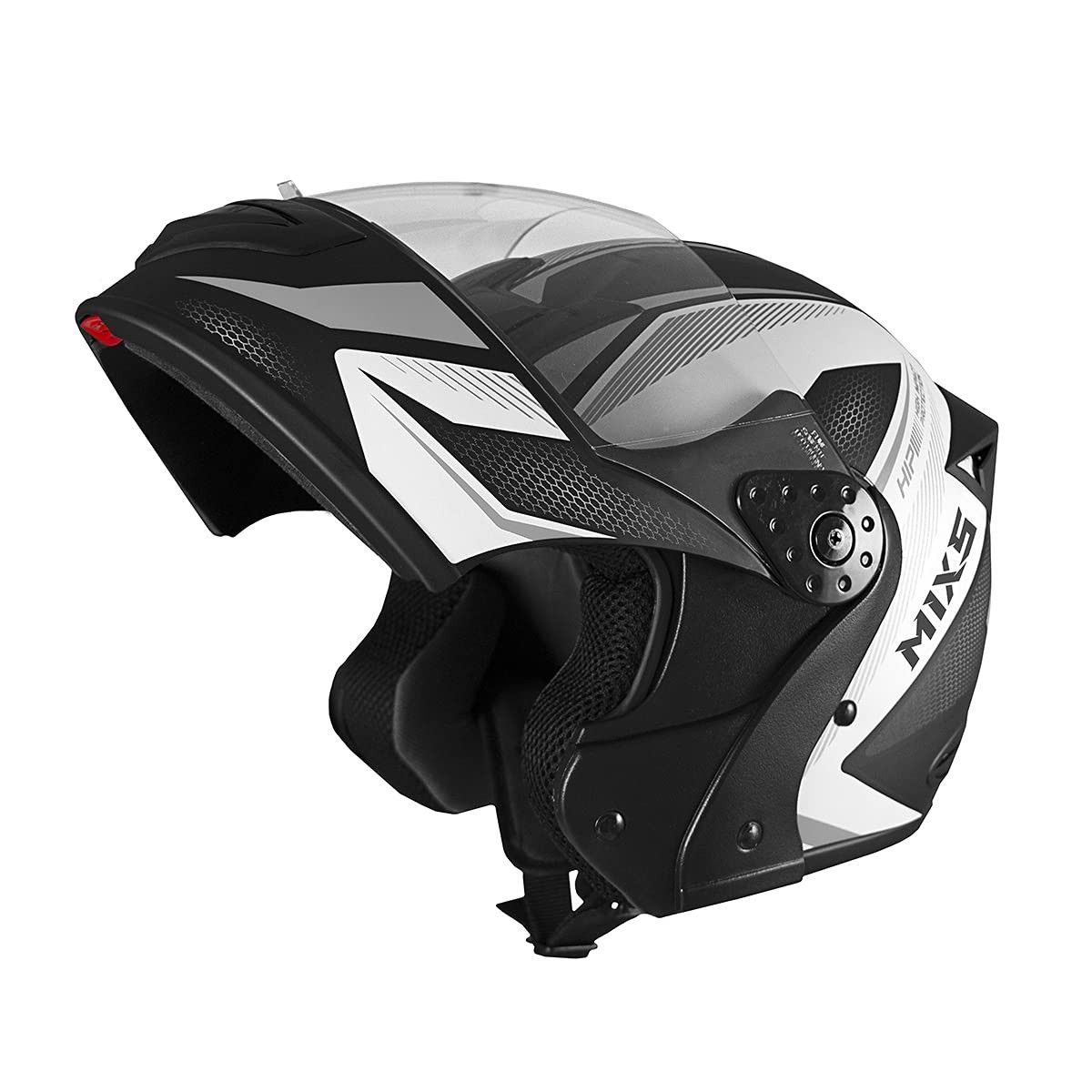 Capacete Escamoteável MIXS Gladiator Neo Grafite Fosco - Segurança e Estilo para Sua Pilotagem