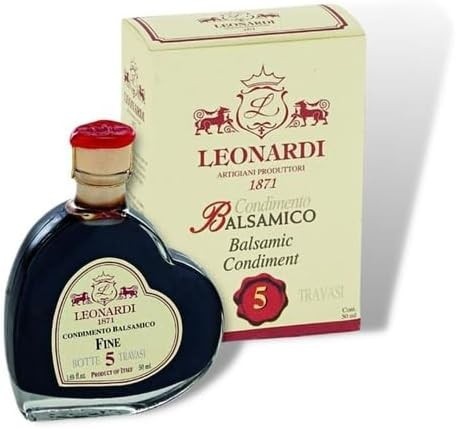 Condimento Balsamico CUORE 5 anos Leonardi 50 ml