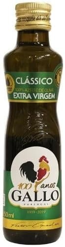 Azeite Extra Virgem Gallo 250ml - GARRAFA DE AZEITE GALO 250 ML