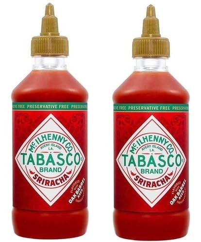 Kit 2 Unidades Molho De Pimenta Tabasco Sriracha 256 ml