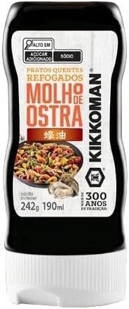 Molho de Ostra Kikkoman 190 Ml Para Pratos Quentes Refogados
