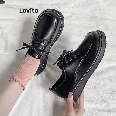Mocassim Mary Jane Lovito: Estilo Britânico e Japonês